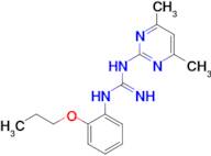 N-(4,6-dimethylpyrimidin-2-yl)-N'-(2-propoxyphenyl)guanidine