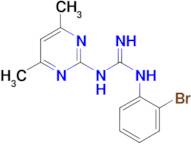 N-(2-bromophenyl)-N'-(4,6-dimethylpyrimidin-2-yl)guanidine