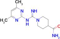 1-[[(4,6-dimethylpyrimidin-2-yl)amino](imino)methyl]piperidine-4-carboxamide
