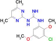 N-(3-chloro-2,5-dimethoxyphenyl)-N'-(4,6-dimethylpyrimidin-2-yl)guanidine