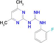 N-(4,6-dimethylpyrimidin-2-yl)-N'-(2-fluorophenyl)guanidine