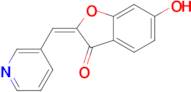 (2E)-6-hydroxy-2-(pyridin-3-ylmethylene)-1-benzofuran-3(2H)-one