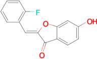 (2Z)-2-(2-fluorobenzylidene)-6-hydroxy-1-benzofuran-3(2H)-one