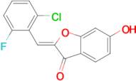 (2Z)-2-(2-chloro-6-fluorobenzylidene)-6-hydroxy-1-benzofuran-3(2H)-one