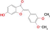 (2Z)-2-(3,4-dimethoxybenzylidene)-6-hydroxy-1-benzofuran-3(2H)-one