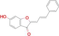 (2Z)-6-hydroxy-2-[(2E)-3-phenylprop-2-en-1-ylidene]-1-benzofuran-3(2H)-one