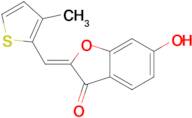 (2Z)-6-hydroxy-2-[(3-methyl-2-thienyl)methylene]-1-benzofuran-3(2H)-one