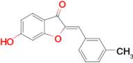 (2Z)-6-hydroxy-2-(3-methylbenzylidene)-1-benzofuran-3(2H)-one