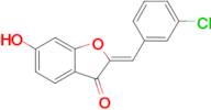 (2Z)-2-(3-chlorobenzylidene)-6-hydroxy-1-benzofuran-3(2H)-one