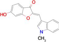 (2Z)-6-hydroxy-2-[(1-methyl-1H-indol-3-yl)methylene]-1-benzofuran-3(2H)-one