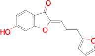 (2Z)-2-[(2E)-3-(2-furyl)prop-2-en-1-ylidene]-6-hydroxy-1-benzofuran-3(2H)-one