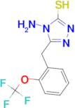 4-amino-5-[2-(trifluoromethoxy)benzyl]-4H-1,2,4-triazole-3-thiol