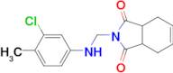 2-{[(3-chloro-4-methylphenyl)amino]methyl}-3a,4,7,7a-tetrahydro-1H-isoindole-1,3(2H)-dione