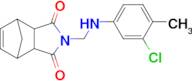 2-{[(3-chloro-4-methylphenyl)amino]methyl}-3a,4,7,7a-tetrahydro-1H-4,7-methanoisoindole-1,3-dione