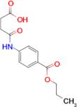 4-oxo-4-{[4-(propoxycarbonyl)phenyl]amino}butanoic acid