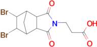 3-(5,6-dibromo-1,3-dioxooctahydro-2H-4,7-methanoisoindol-2-yl)propanoic acid