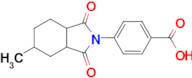 4-(5-methyl-1,3-dioxooctahydro-2H-isoindol-2-yl)benzoic acid