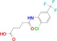 5-{[2-chloro-5-(trifluoromethyl)phenyl]amino}-5-oxopentanoic acid