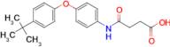 4-{[4-(4-tert-butylphenoxy)phenyl]amino}-4-oxobutanoic acid