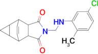 2-{[(5-chloro-2-methylphenyl)amino]methyl}hexahydro-4,6-ethenocyclopropa[f]isoindole-1,3(3aH)-dione