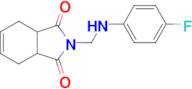 2-{[(4-fluorophenyl)amino]methyl}-3a,4,7,7a-tetrahydro-1H-isoindole-1,3(2H)-dione