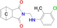 2-{[(3-chloro-2-methylphenyl)amino]methyl}-3a,4,7,7a-tetrahydro-1H-4,7-methanoisoindole-1,3-dione