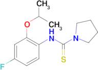 N-(4-fluoro-2-isopropoxyphenyl)pyrrolidine-1-carbothioamide