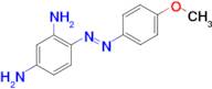 4-[(E)-(4-methoxyphenyl)diazenyl]benzene-1,3-diamine