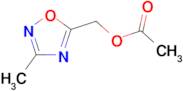 (3-methyl-1,2,4-oxadiazol-5-yl)methyl acetate