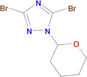 3,5-dibromo-1-(tetrahydro-2H-pyran-2-yl)-1H-1,2,4-triazole