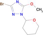 3-bromo-5-methoxy-1-(tetrahydro-2H-pyran-2-yl)-1H-1,2,4-triazole