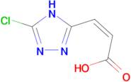 (2Z)-3-(5-chloro-1H-1,2,4-triazol-3-yl)acrylic acid