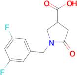 1-(3,5-difluorobenzyl)-5-oxopyrrolidine-3-carboxylic acid