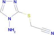 [(4-amino-4H-1,2,4-triazol-3-yl)thio]acetonitrile