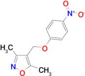 3,5-dimethyl-4-[(4-nitrophenoxy)methyl]isoxazole