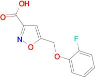 5-[(2-fluorophenoxy)methyl]isoxazole-3-carboxylic acid