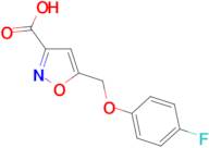 5-[(4-fluorophenoxy)methyl]isoxazole-3-carboxylic acid