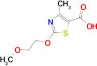 2-(2-Methoxyethoxy)-4-methyl-1,3-thiazole-5-carboxylic acid