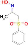 (2E)-1-(phenylsulfonyl)acetone oxime