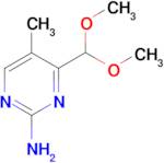 4-(dimethoxymethyl)-5-methylpyrimidin-2-amine