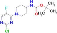 tert-butyl [1-(2-chloro-5-fluoropyrimidin-4-yl)piperidin-4-yl]carbamate