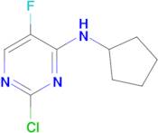 2-chloro-N-cyclopentyl-5-fluoropyrimidin-4-amine