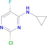 2-chloro-N-cyclopropyl-5-fluoropyrimidin-4-amine