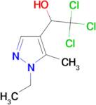 2,2,2-trichloro-1-(1-ethyl-5-methyl-1H-pyrazol-4-yl)ethanol