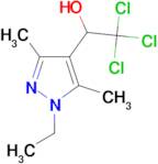 2,2,2-trichloro-1-(1-ethyl-3,5-dimethyl-1H-pyrazol-4-yl)ethanol