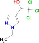 2,2,2-trichloro-1-(1-ethyl-1H-pyrazol-4-yl)ethanol