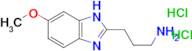 [3-(5-methoxy-1H-benzimidazol-2-yl)propyl]amine dihydrochloride