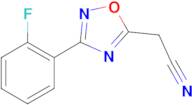 [3-(2-fluorophenyl)-1,2,4-oxadiazol-5-yl]acetonitrile