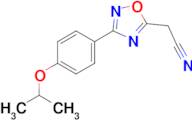 [3-(4-isopropoxyphenyl)-1,2,4-oxadiazol-5-yl]acetonitrile