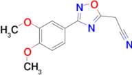 [3-(3,4-dimethoxyphenyl)-1,2,4-oxadiazol-5-yl]acetonitrile